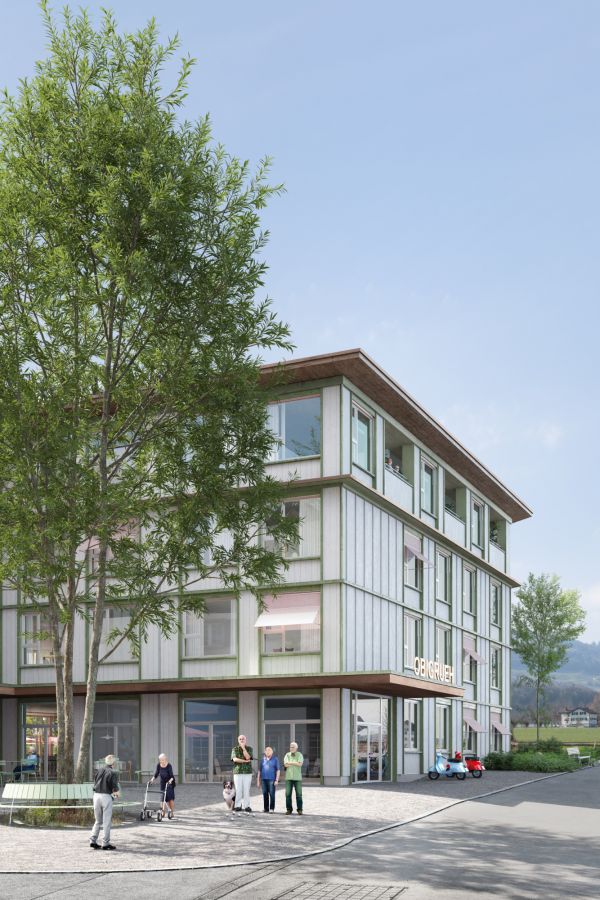 Studienauftrag Alterszentrum, Schübelbach, 2. Preis