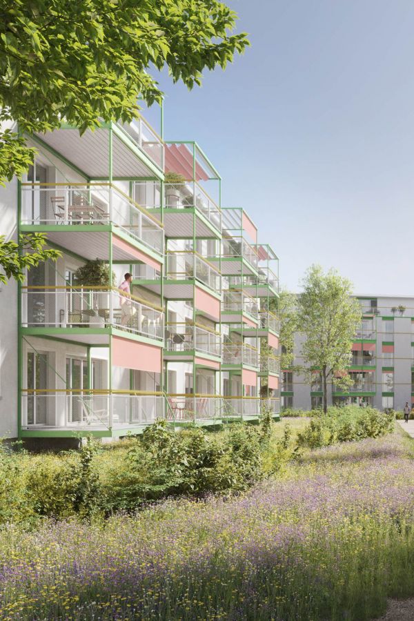 Siedlung Zürileu, Regensdorf, 2. Preis